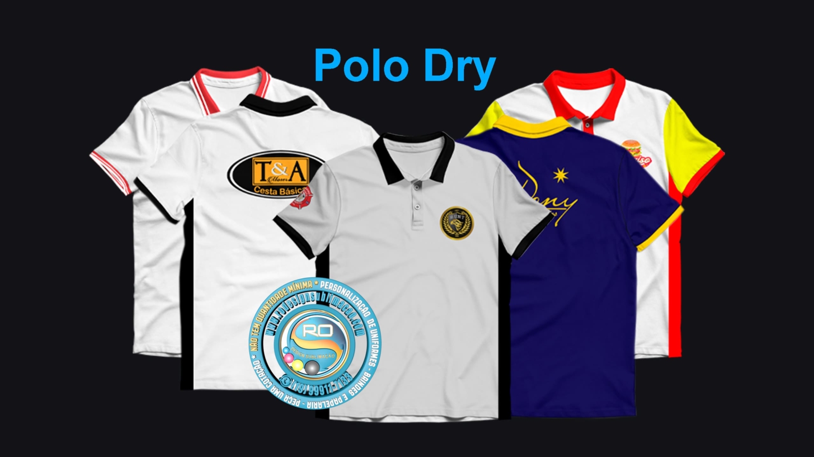SerraNegraShopping Uniforme Polo Dry Ro Design