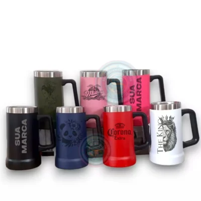 Caneca Térmica 709ml para Chopp com Gravação a Laser Personalizada