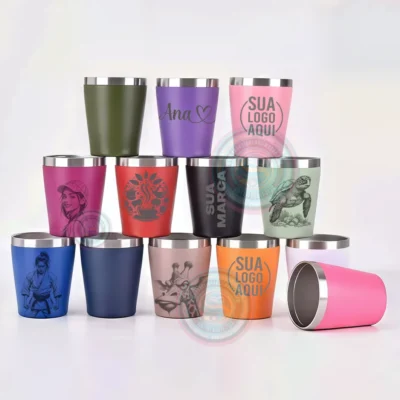 Copo Térmico 260ml Personalizado com Gravação a Laser