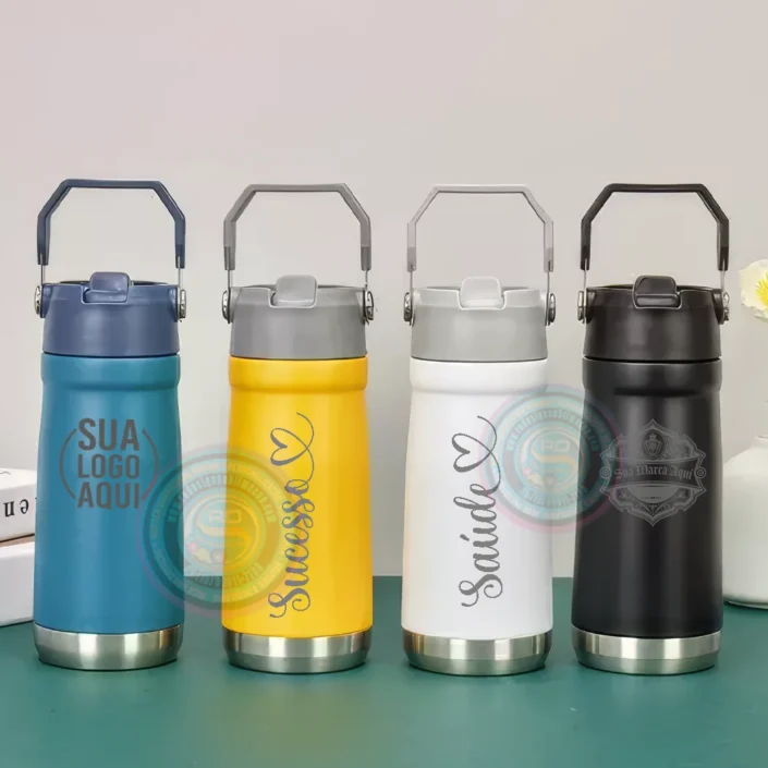Garrafa Térmica 650ml Personalizada com Gravação a Laser