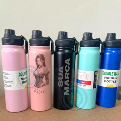 Garrafa térmica Aerolight 800ml Personalizada com Gravação a Laser