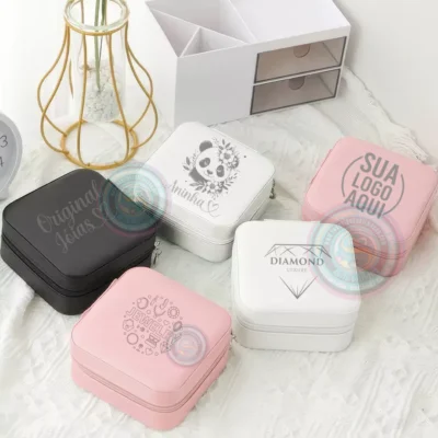 Porta Jóias Elegante Personalizado com Gravação a Laser