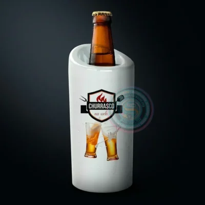Porta Garrafa Térmico Cerveja 600ml Personalizado com DTF UV | RO Design Serra Negra